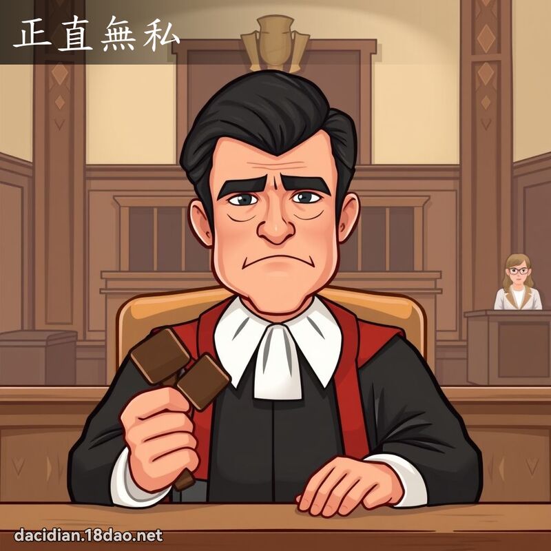 正直無私 - 國語大辭典配圖