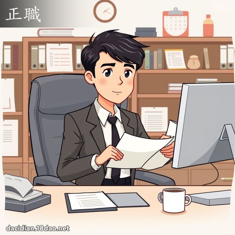 正職 - 國語大辭典配圖