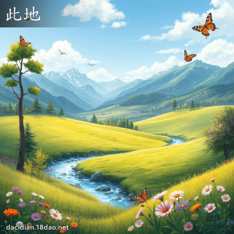 此地 - 国语大辞典配图