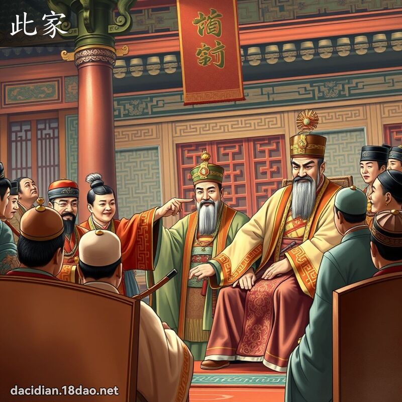 此家 - 國語大辭典配圖