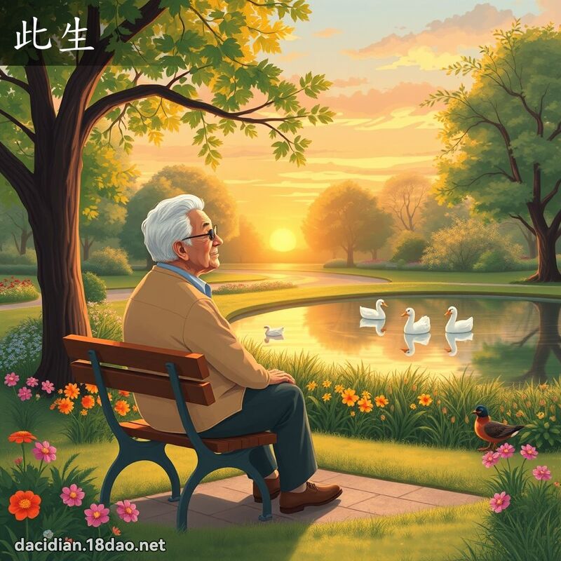 此生 - 國語大辭典配圖