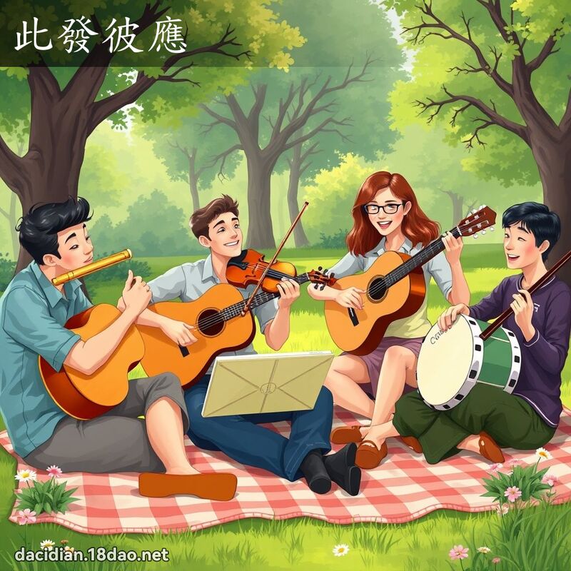 此發彼應 - 國語大辭典配圖