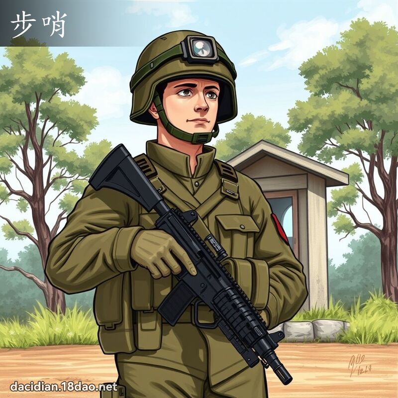 步哨 - 国语大辞典配图