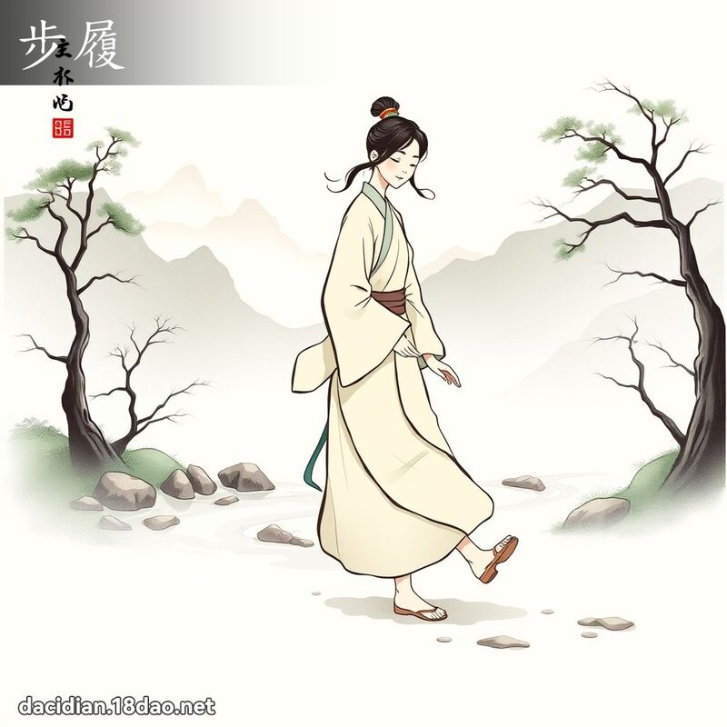 步履 - 国语大辞典配图