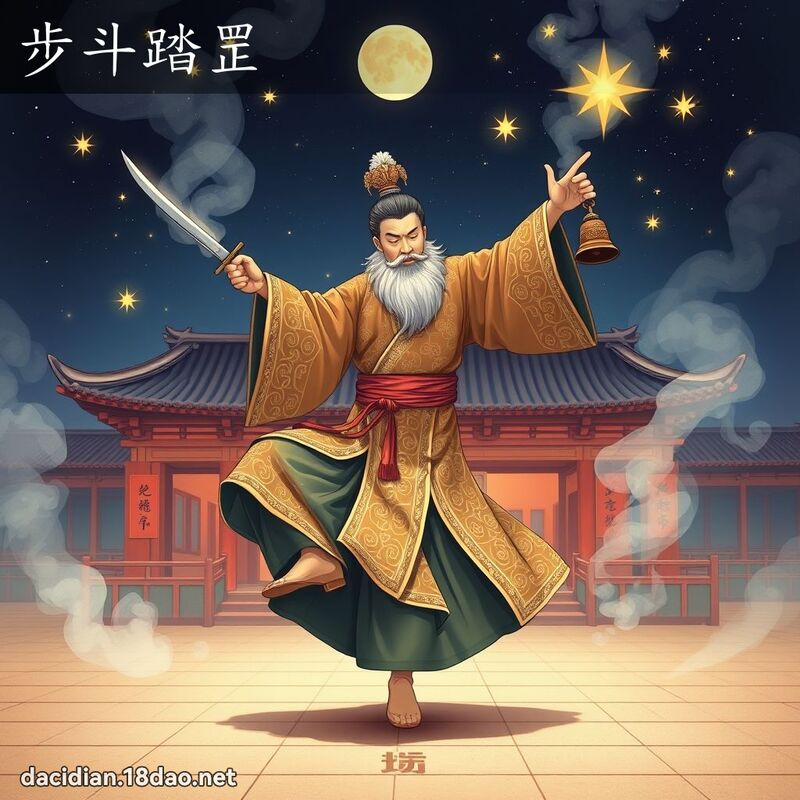 步斗踏罡 - 國語大辭典配圖
