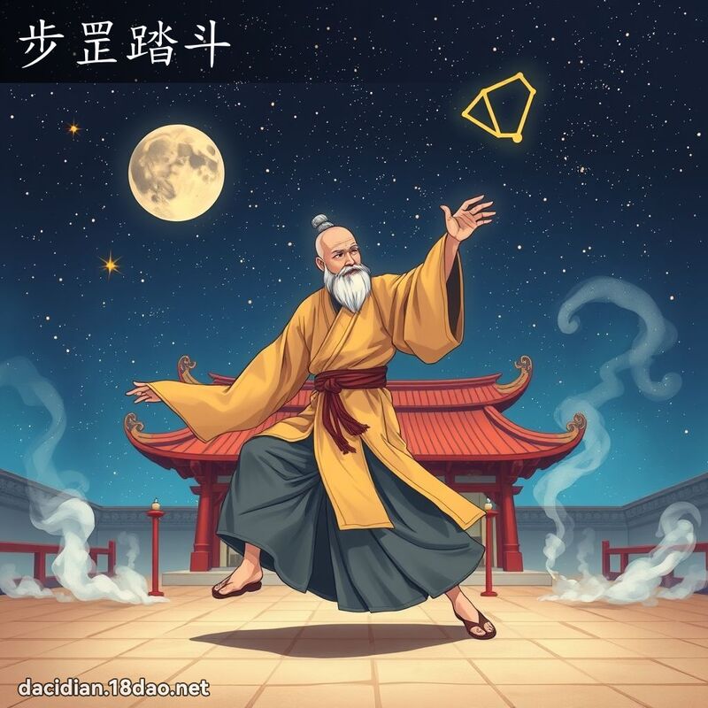 步罡踏斗 - 國語大辭典配圖