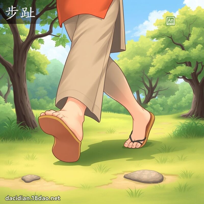 步趾 - 國語大辭典配圖