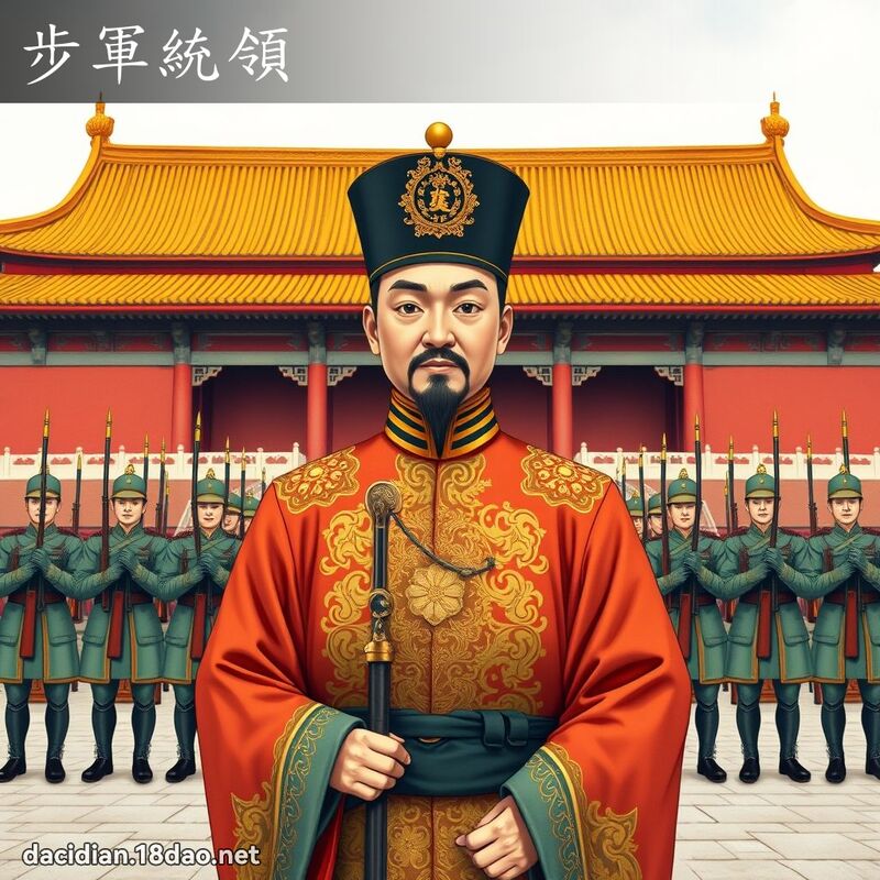 步軍統領 - 國語大辭典配圖