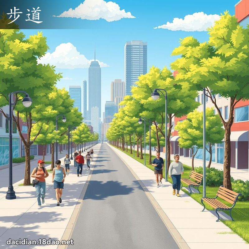 步道 - 國語大辭典配圖