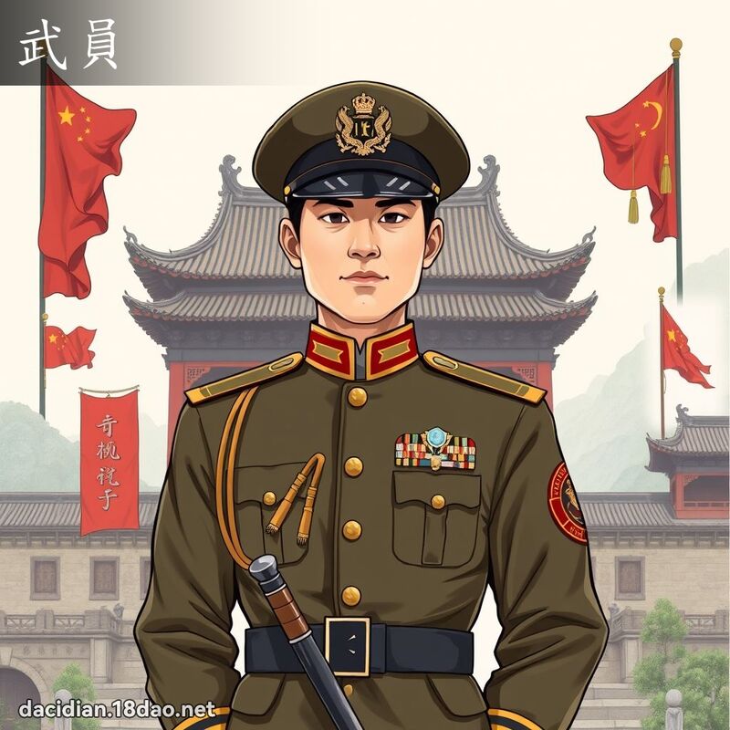 武員 - 國語大辭典配圖