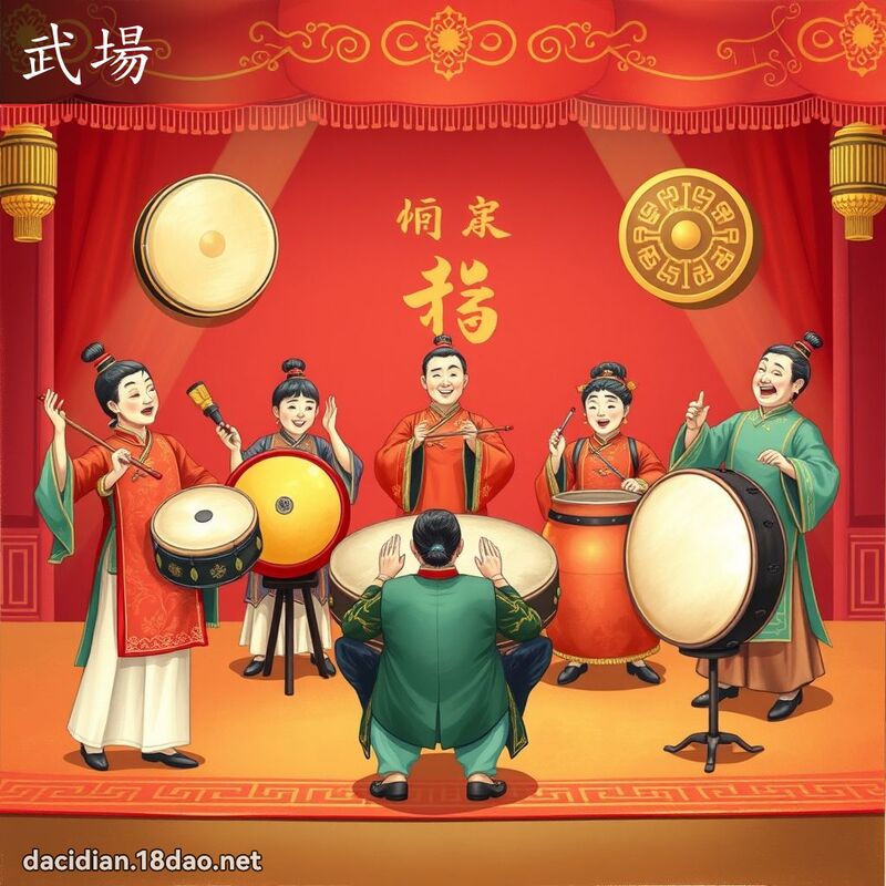 武場 - 國語大辭典配圖