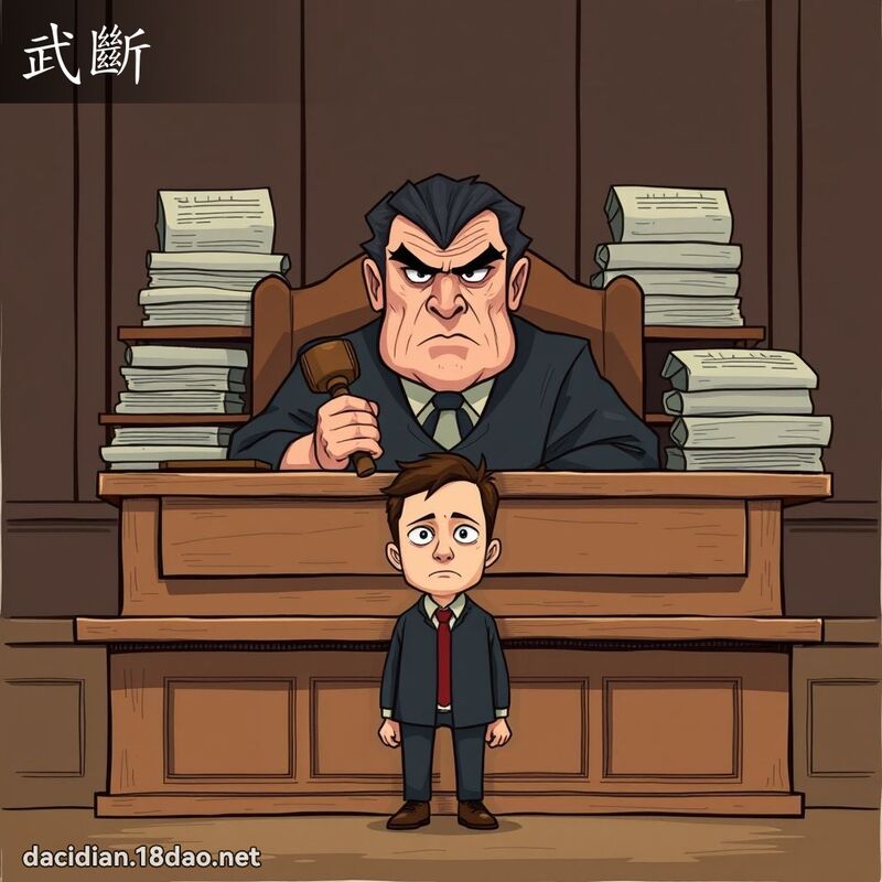 武断 - 国语大辞典配图