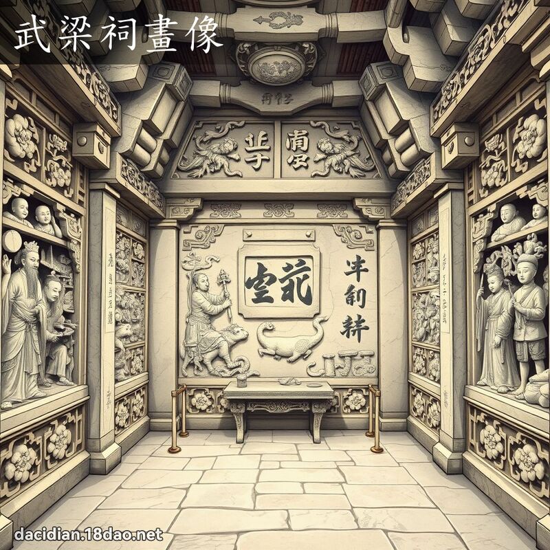 武梁祠畫像 - 國語大辭典配圖