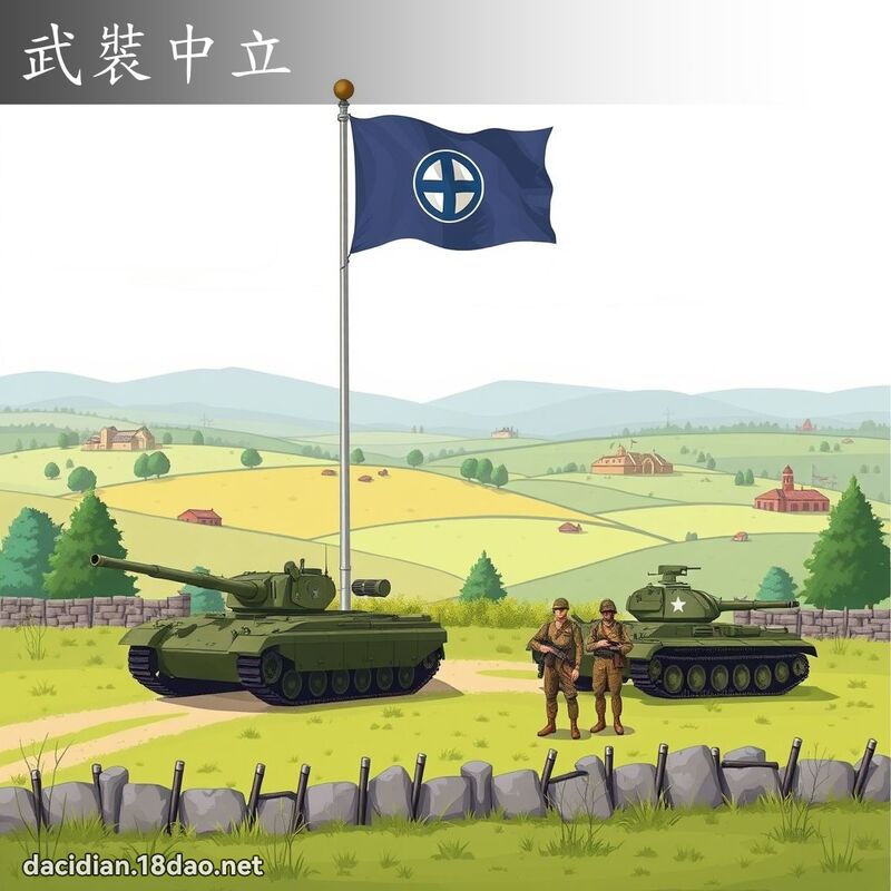 武裝中立 - 國語大辭典配圖