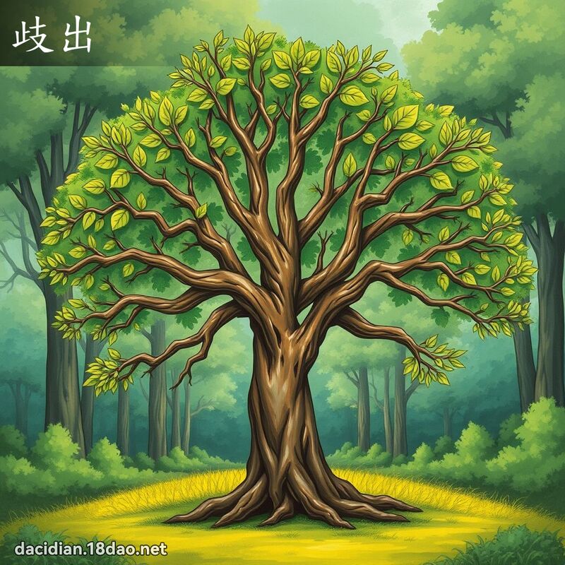歧出 - 国语大辞典配图
