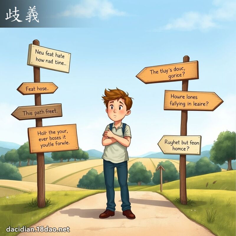 歧義 - 國語大辭典配圖