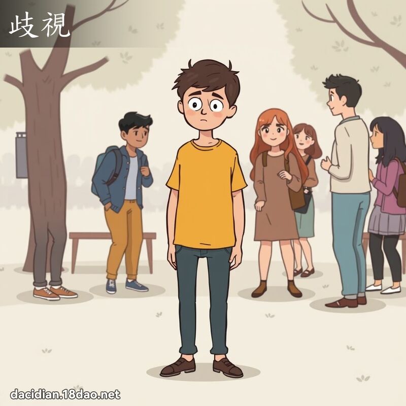歧视 - 国语大辞典配图
