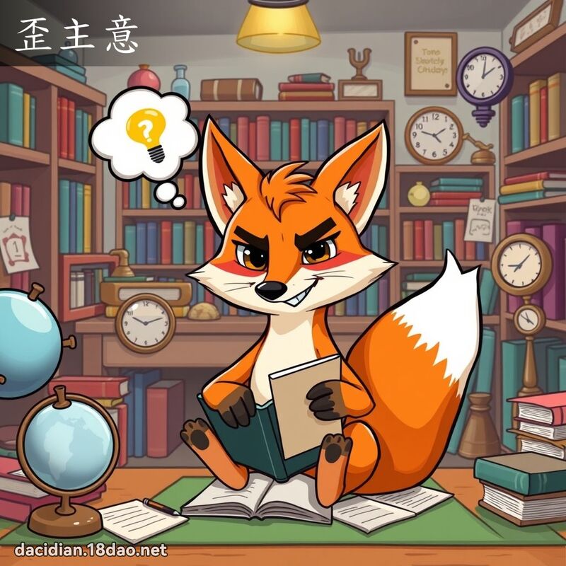 歪主意 - 国语大辞典配图