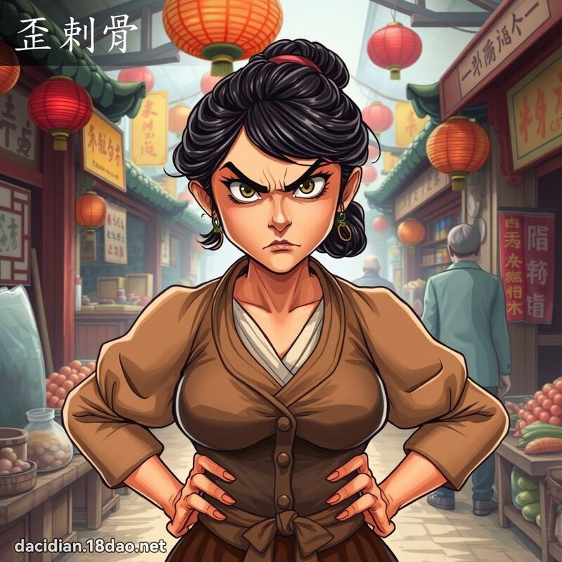 歪剌骨 - 国语大辞典配图