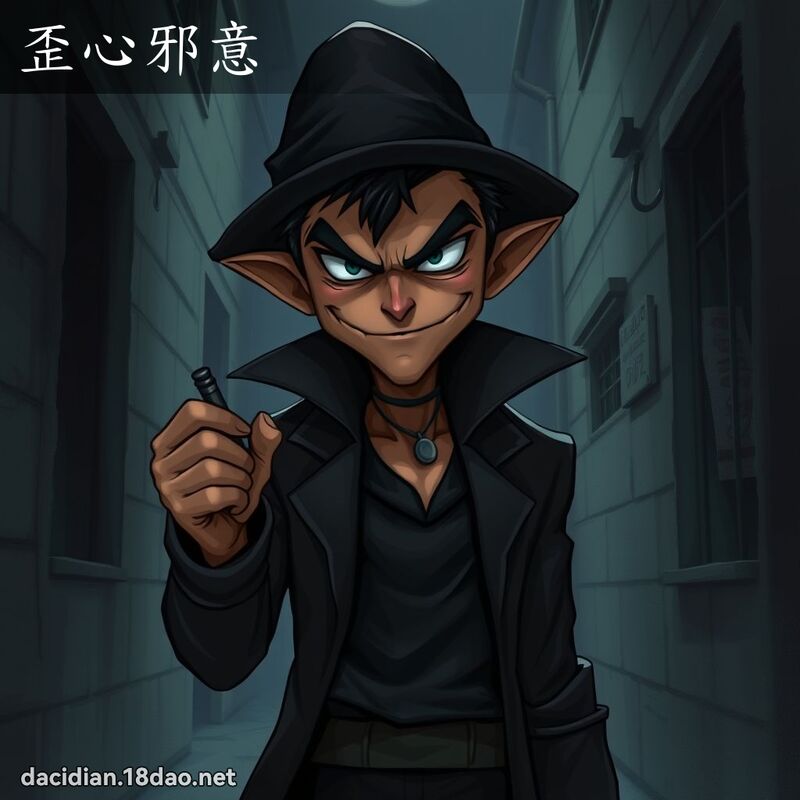 歪心邪意 - 国语大辞典配图