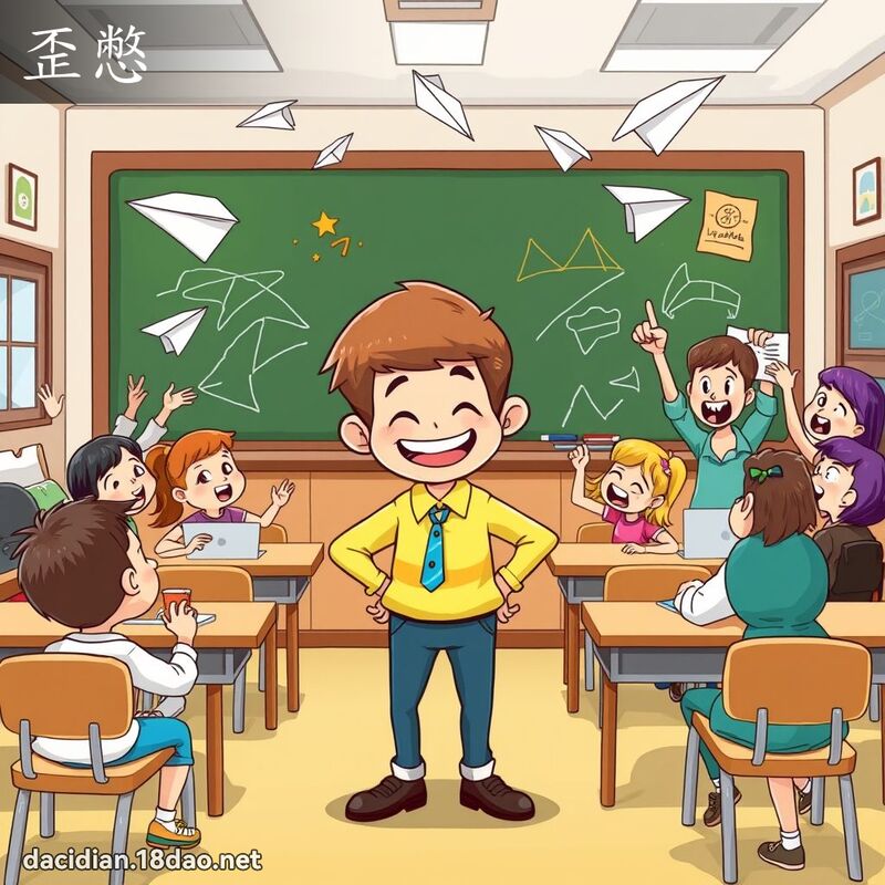 歪憋 - 國語大辭典配圖