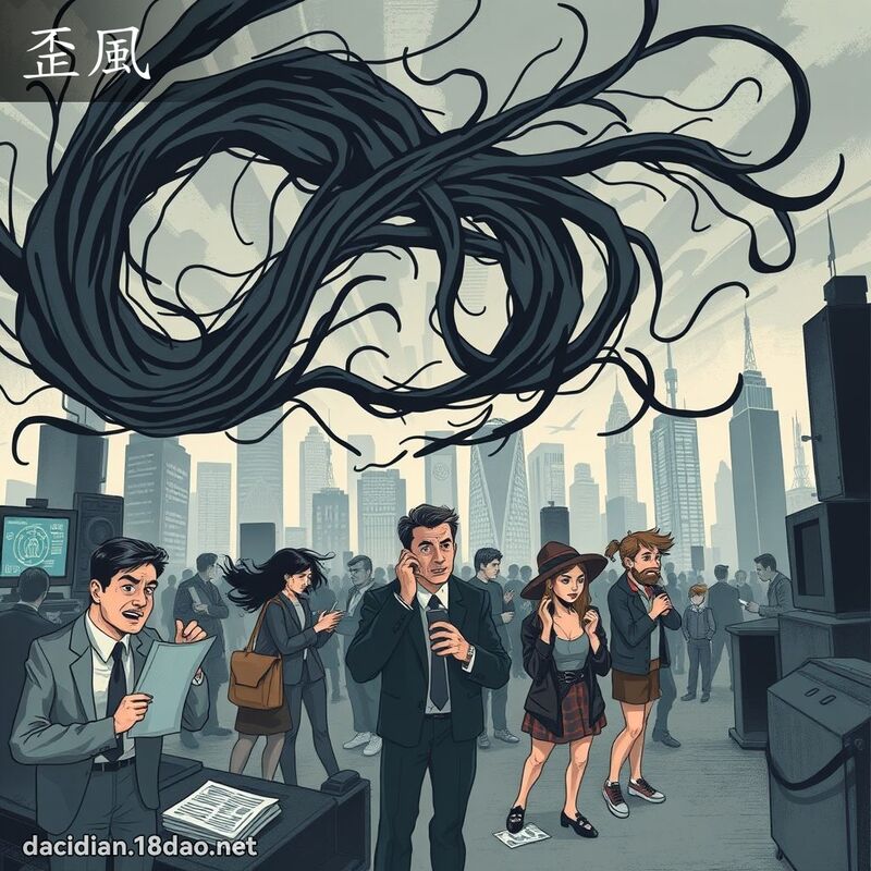 歪風 - 國語大辭典配圖