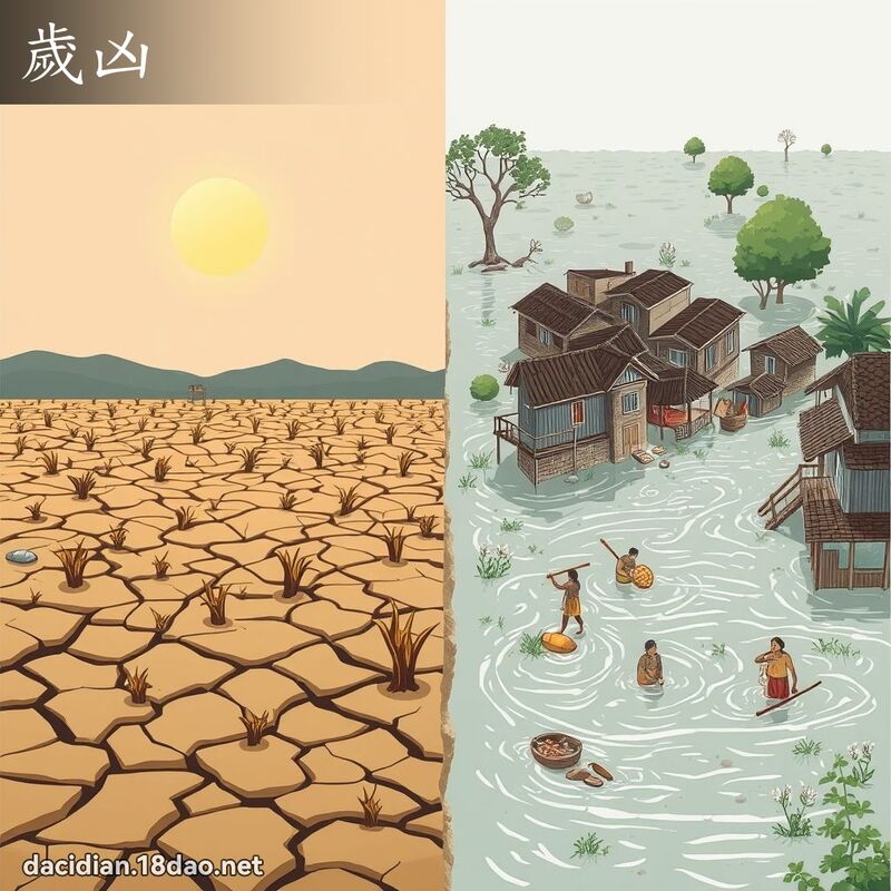 歲凶 - 國語大辭典配圖