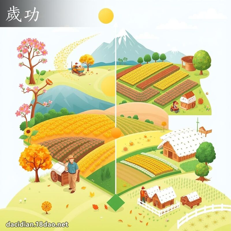 岁功 - 国语大辞典配图