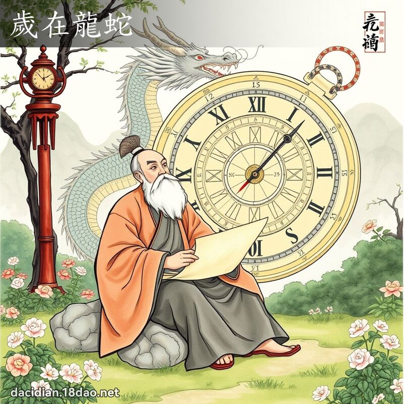 岁在龙蛇 - 国语大辞典配图