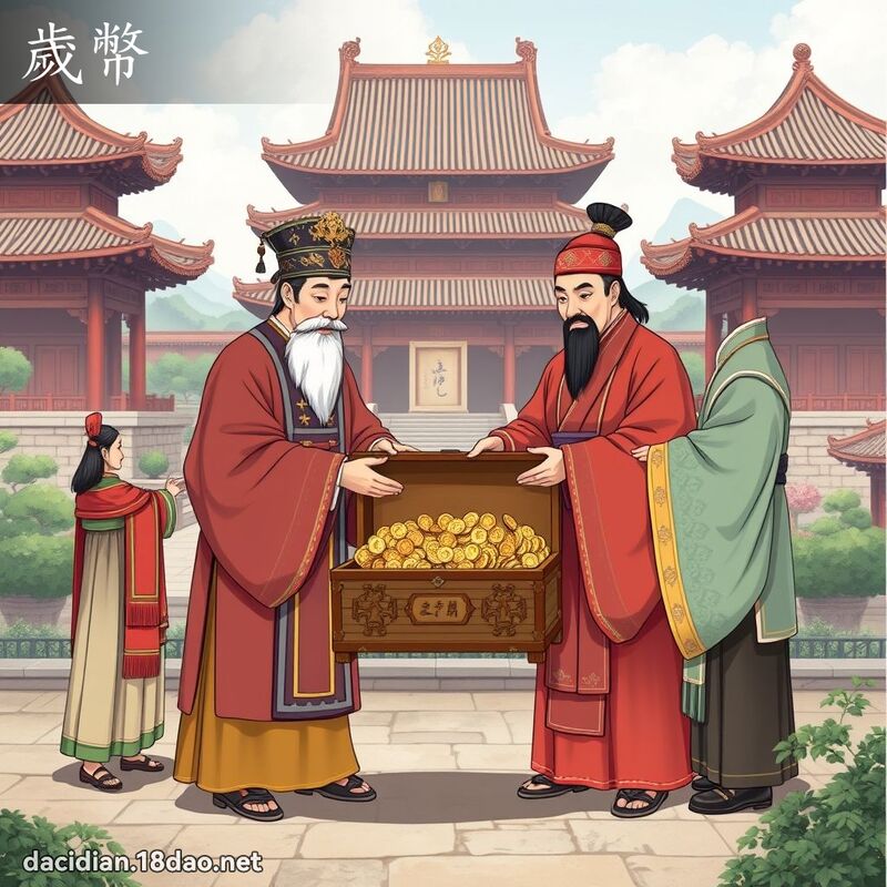 歲幣 - 國語大辭典配圖