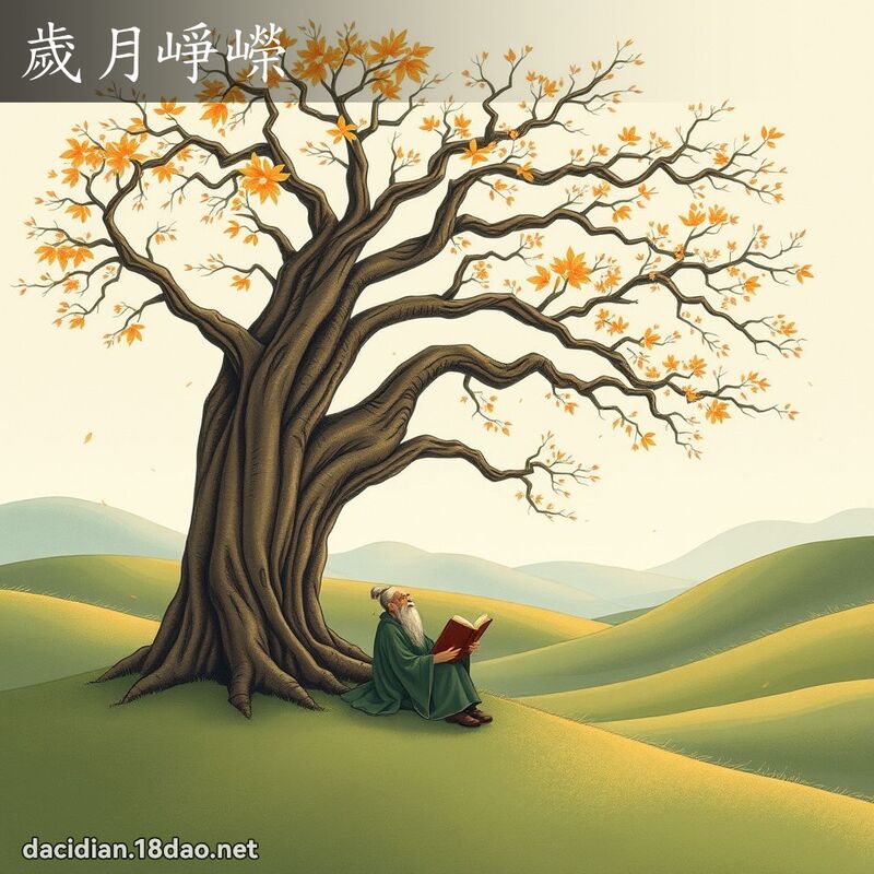 歲月崢嶸 - 國語大辭典配圖