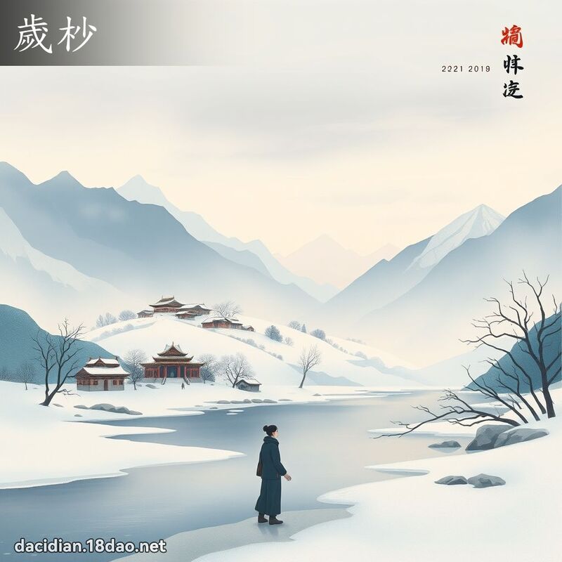 歲杪 - 國語大辭典配圖
