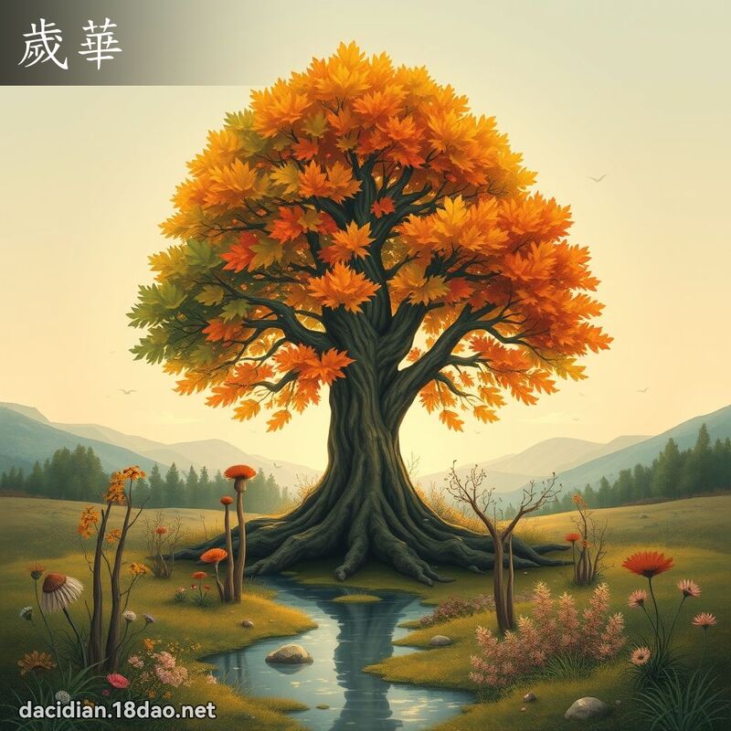 岁华 - 国语大辞典配图