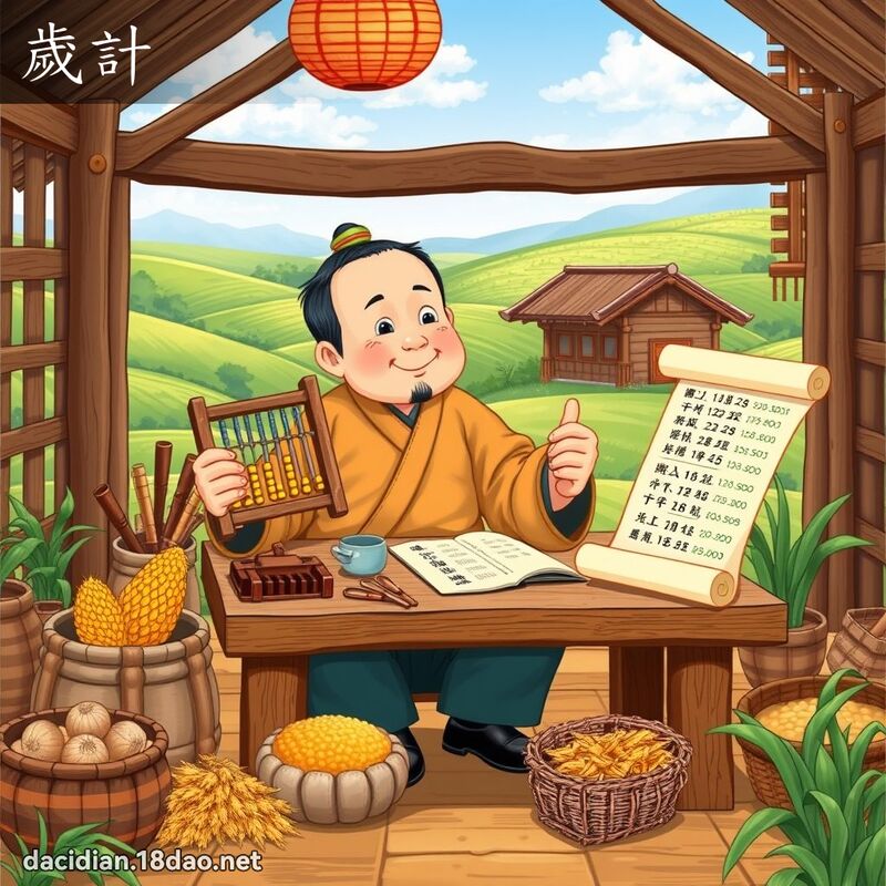 歲計 - 國語大辭典配圖