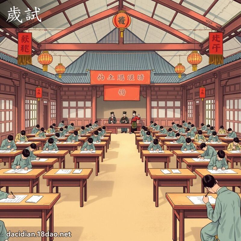 歲試 - 國語大辭典配圖