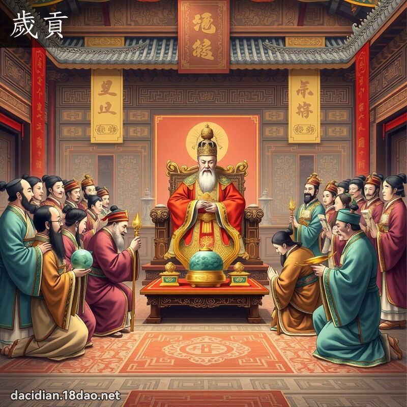 歲貢 - 國語大辭典配圖
