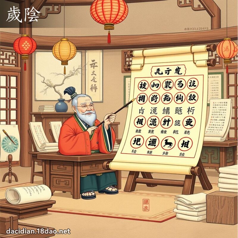 歲陰 - 國語大辭典配圖