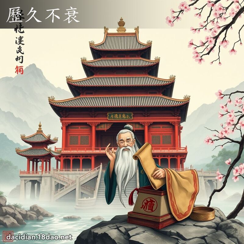 歷久不衰 - 国语大辞典配图