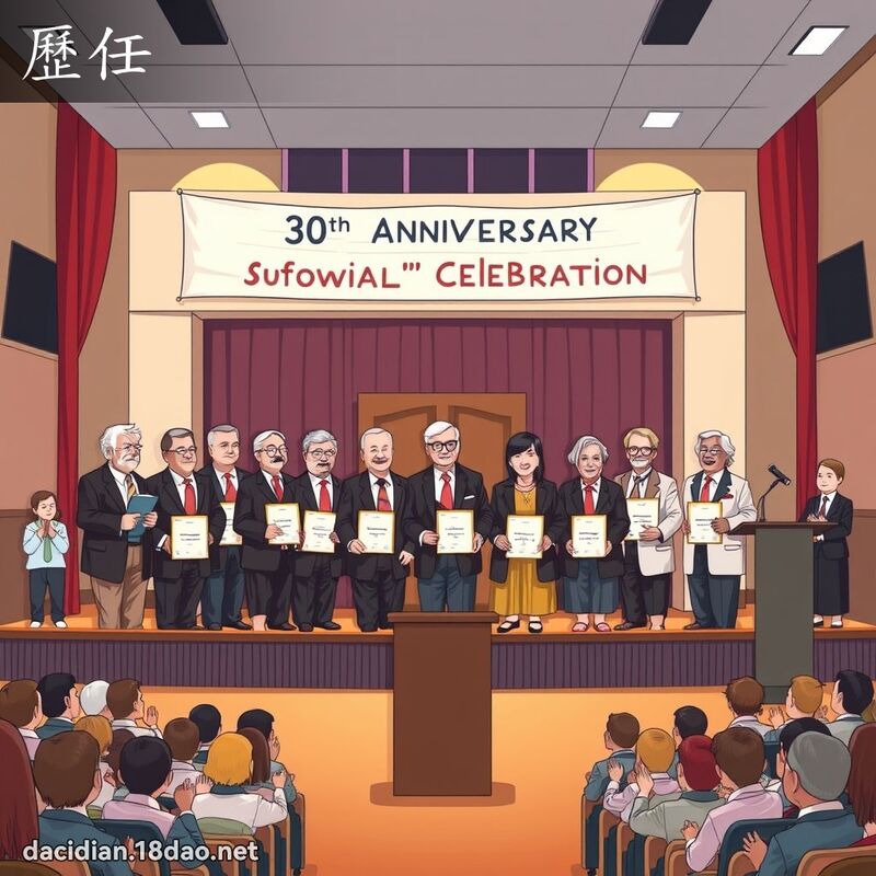 歷任 - 国语大辞典配图