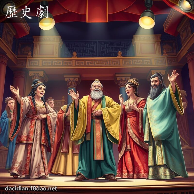 歷史劇 - 國語大辭典配圖