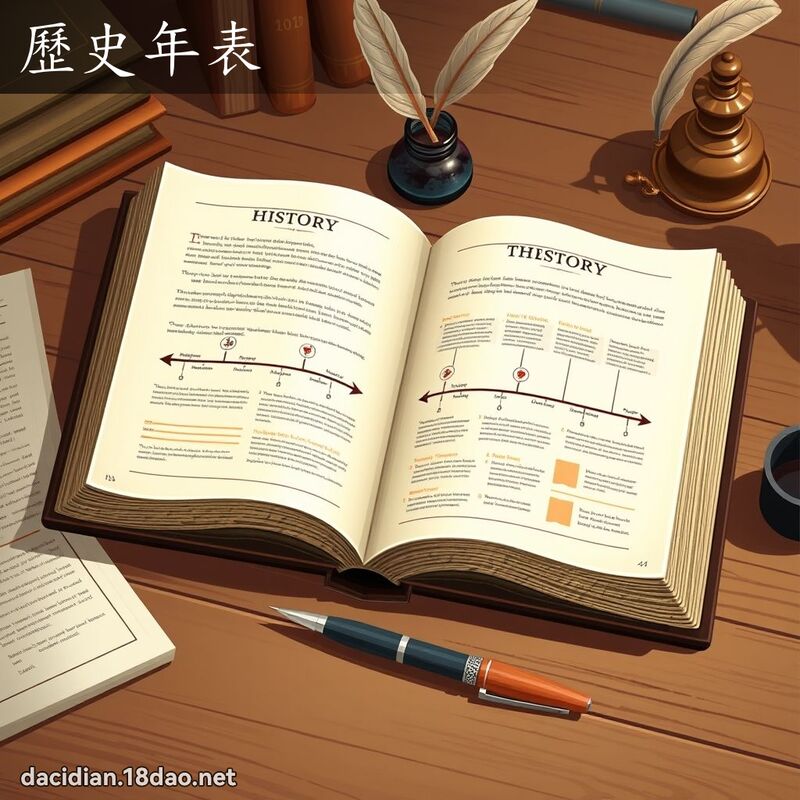 歷史年表 - 國語大辭典配圖