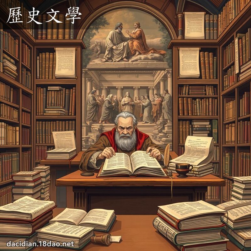 歷史文學 - 國語大辭典配圖