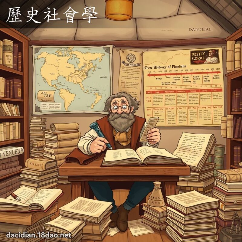 歷史社會學 - 國語大辭典配圖