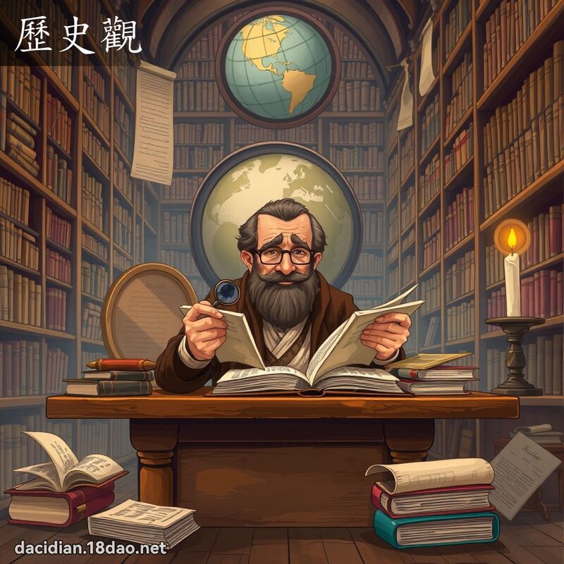 歷史觀 - 國語大辭典配圖