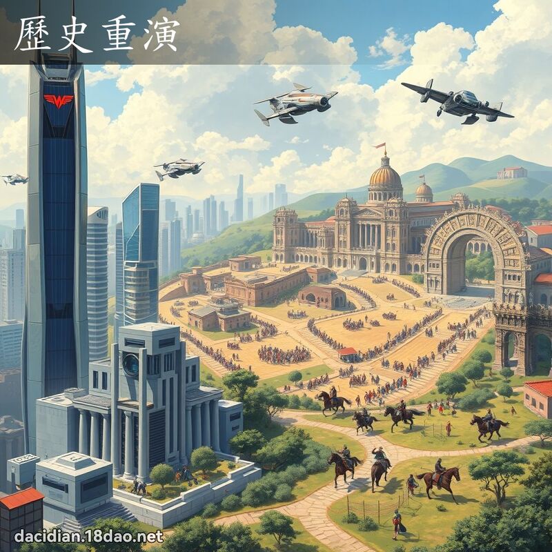 歷史重演 - 國語大辭典配圖