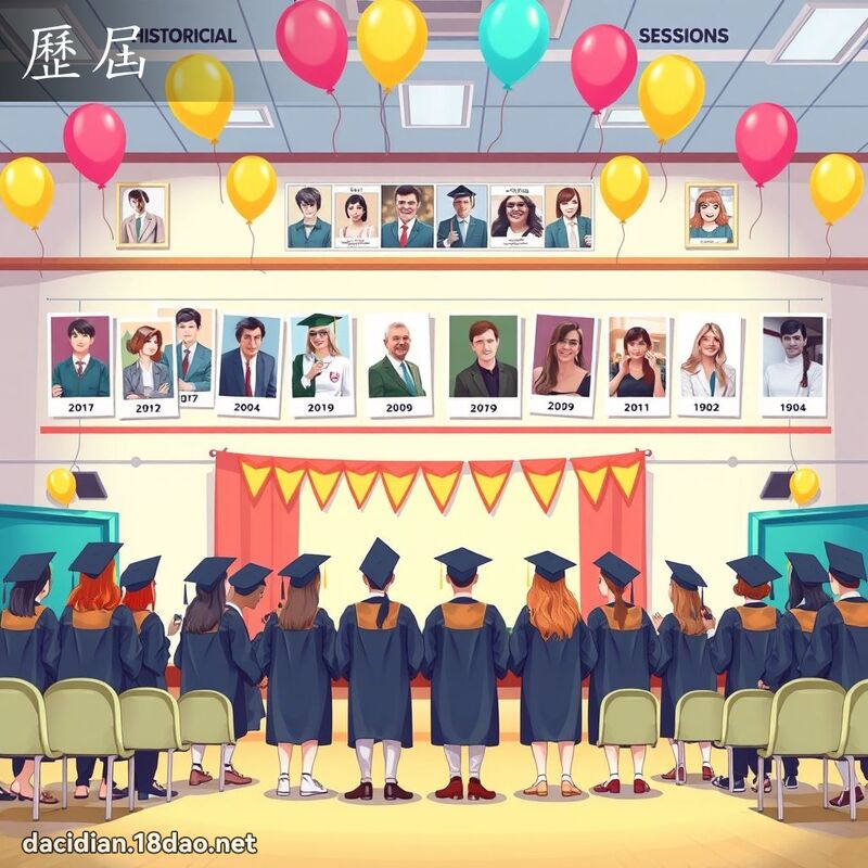 歷屆 - 國語大辭典配圖