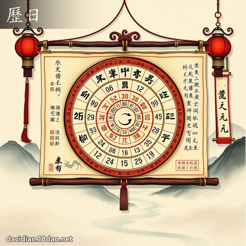歷日 - 國語大辭典配圖