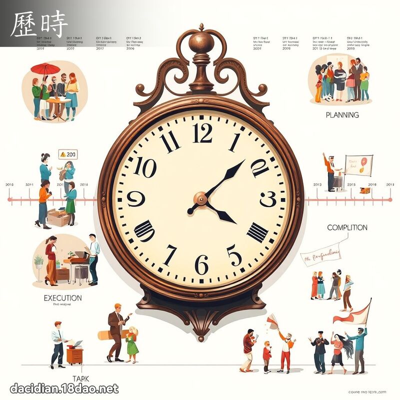 歷時 - 國語大辭典配圖