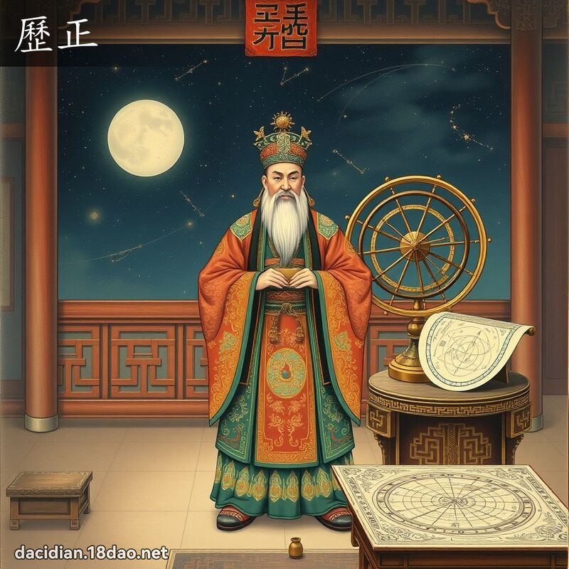 歷正 - 國語大辭典配圖