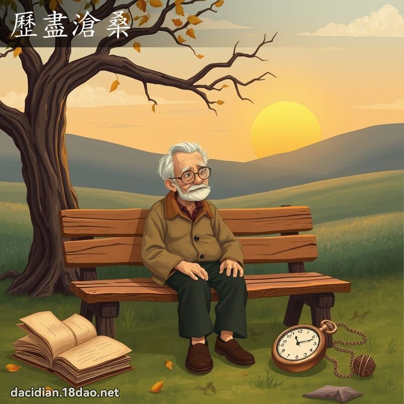 歷尽沧桑 - 国语大辞典配图